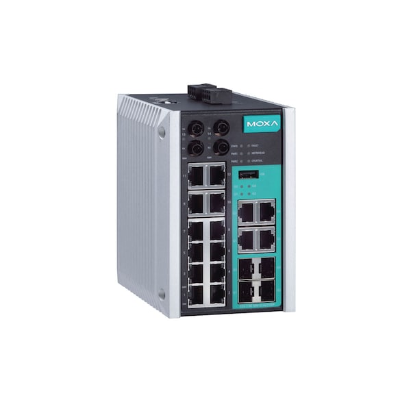 Mgd Gigabit Eth. Swtch 10/100Baset(X)Ports, Eds-518E-Mm-St-4Gtxsfp
